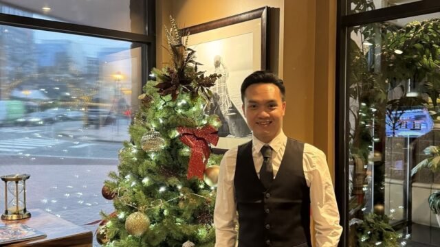 Mike Tran at Weldon Barbershop in Bellevue
