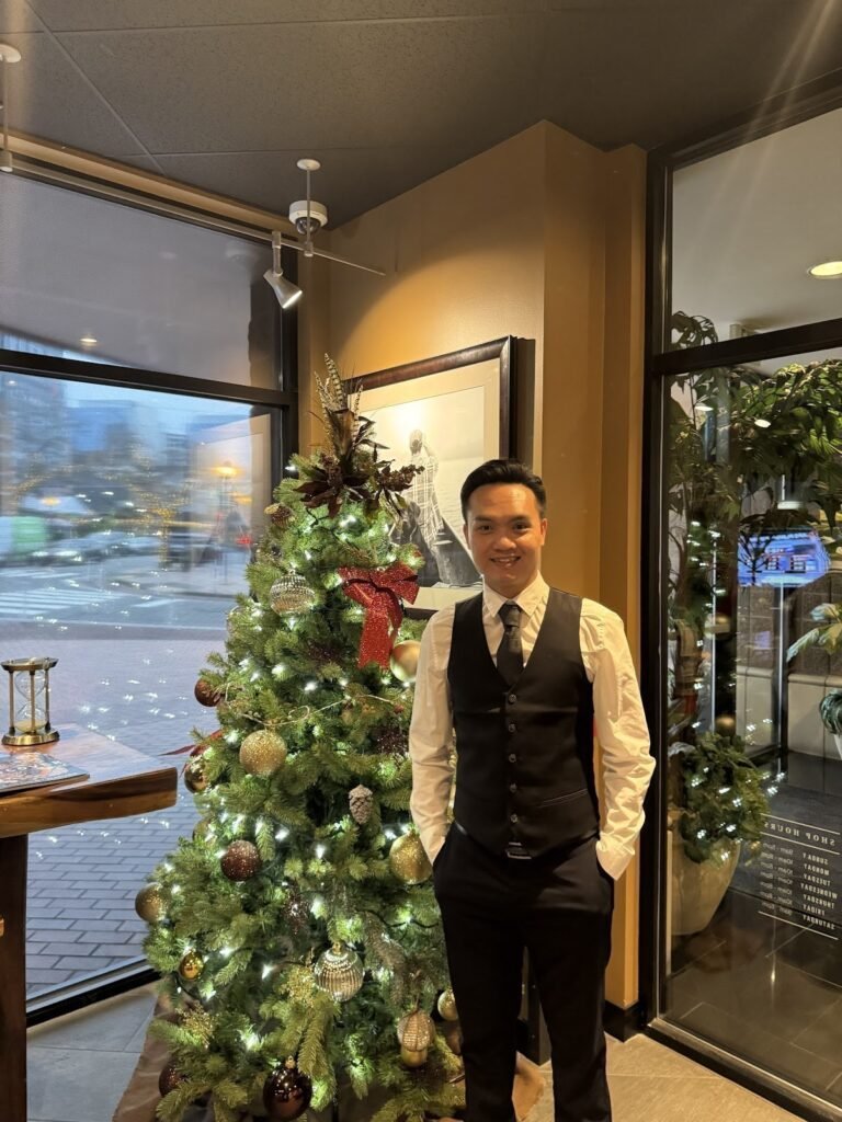 Mike Tran at Weldon Barbershop in Bellevue