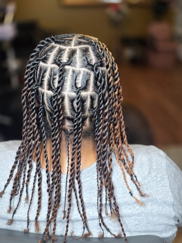 Afro hair braiding by Njeri Suzie